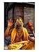 Sadhu Sitting on a Stone Chaitya on the Eastern Banks of the Bagmati River, Pashupatinath, Nepal Religion & Philosophy Photographic Poster Print by Ryan Fox, 18x24