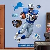 Barry Sanders Record Breaker Detroit Lions Fathead NIB