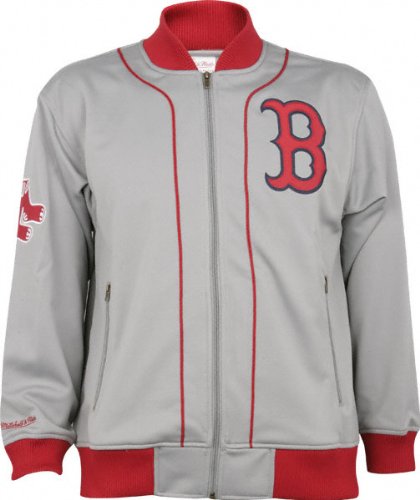 Boston Red Sox Mitchell & Ness Sportsman's Track Jacket