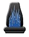 Blue Flames Universal-Fit Bucket Seat Cover