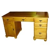 Cambrian Pine Double Pedestal Desk