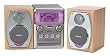 Memorex MX4302 CD Executive Microsystem with Wood Speaker Cabinets