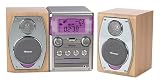 Memorex MX4302 CD Executive Microsystem with Wood Speaker Cabinets