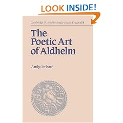 The Poetic Art of Aldhelm (Cambridge Studies in Anglo-Saxon England)