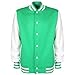 FDM Unisex Varsity / University Jacket (Contrast Sleeves)