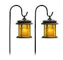 Flicker Candle Solar Lights - Pair