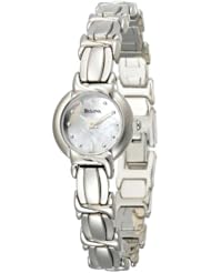 Bulova Womens 96L90 Mother of Pearl Bracelet Watch