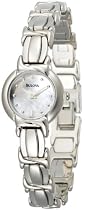 Bulova Women's Mother of Pearl Bracelet Watch #96L90