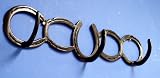 Horseshoe Coat Rack Western Decor Tack Art Cowboy