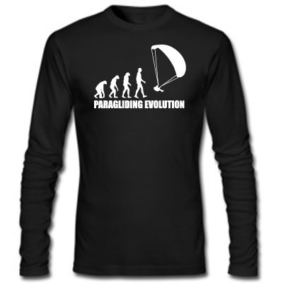 PARAGLIDING EVOLUTION -Herren Langarm Longsleeve 