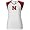 Nebraska adidas Loud and Proud Cap Sleeve Raglan - Women's ( sz. S, White/Red : Nebraska )