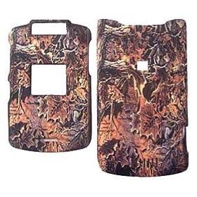 Mossy Leaves Hard Case for Motorola RAZR V3xx Cell Phone