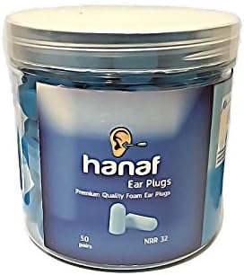 Ear Plugs - 50 Pair - Soft Comfortable Foam Ear Plugs - Perfect for Sleeping - Hanaf (50 Pairs)