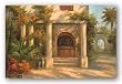 Augustine's Courtyard by Enrique Bolo 7"x5" Art Print Poster Latin