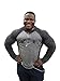 Barbell 1 V-Taper Soft Triblend Muscle Hoodie – Look More Muscular (M, Light/Dark Heather Grey)