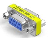FPUK 9 pin Serial Gender Changer Adapter Female to F RS232