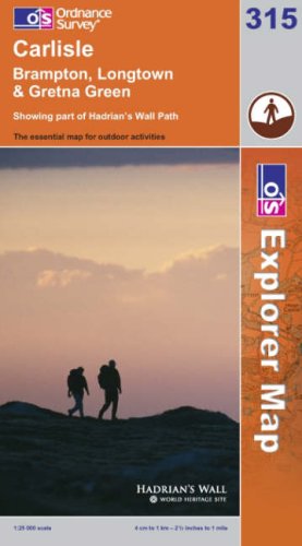 Carlisle, Brampton, Longtown and Gretna Green (OS Explorer Map Series) (OS Explorer Map)