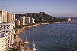Another Gorgeous Day Below Diamond Head on Waikiki Beach in Honolulu, Hawaii - Enchanting Photographic Print by Carol M. Highsmith