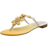  : Nine West Women's Rollings Sandal,Yellow,8 M US