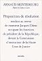 Proposition de r�solution