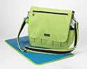 Silver Line Fling Baby Diaper Bag - Apple Green/Splash