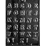 LETTERS A-Z SMALL (NEW!) Letters & Numbers Candy Mold Chocolate