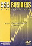 HNC/HND BTEC Core Unit 2 Managing Financial Resources: Business Course Book (Hnd Textbook)