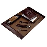 Brown Leather Desk Pad