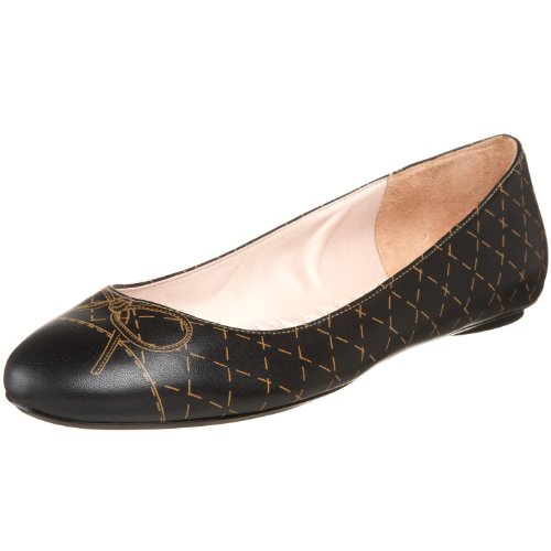daniblack Women's India Flat,Black,11 M US