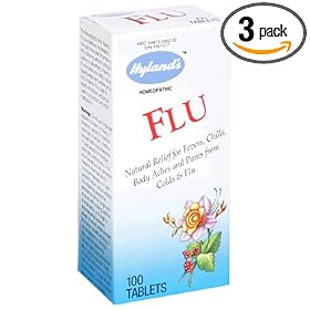Hyland's Flu, Tablets, 100 Tablets (Pack of 3)