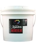 Little Masters by Rock Paint 440-704, Economy Acrylic White Gesso, 1, Gallon
