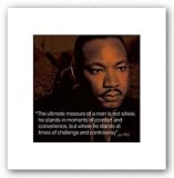 Quote - Dr. Martin Luther King, Jr. by 10.6 x10.6  Art Print Poster