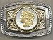 Morgan Silver Dollar (1878-1921) Two Tone U.S. Coin Belt Buckle
