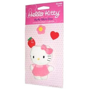 Hello Kitty Fluffy Stick-Ons Self-Adhesive Sticker