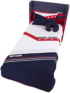 First Class Airplane Comforter with 2 decorative pillows