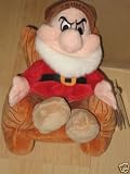 Disney Grumpy 9″ Dwarf Plush in a chair