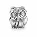 Picture of Chuvora:Chuvora Sterling Silver Big Eyes Owl Bead Charm Fits Pandora Bracelet