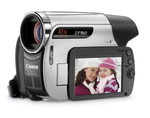Canon ZR960 MiniDV Camcorder w/41x Advanced Zoom - 2009 MODEL