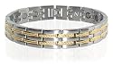 New Magnetic Stainless Steel Golf Mens Bracelet 8.5"
