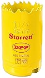 Starrett DH0114 Bi-Metal Dual Pitch Professional Hole Saw, HSS Teeth, 1-1/4 Diameter, 1-5/8 Cutting 