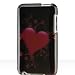 Search : Premium Designer Hard Crystal Snap-on Case for Apple iPod Touch 2, 3, 3rd Generation 8GB, 32GB, 64GB - Cool Carbon Fiber Heart Print