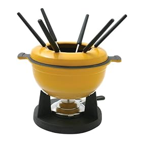 Swissmar 10-pc. Lucerne Meat Fondue Set - Yellow by Swissmar