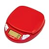 Escali N115CR Pico Digital Scale, Cherry Red