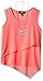 Amy Byer Girls' Big Sleeveless Asymmetrical Blouse