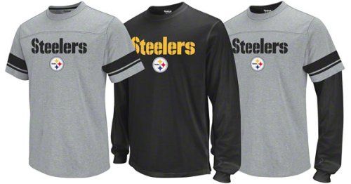 Pittsburgh Steelers NFL 2011 Reebok 3 in 1 T-Shirt Combo (X-Large)