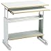Safco 1926GR 35" Wide Adjustable Height Workstation, 19-3/4d x 33h, Gray PVC Top