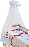Pinolino 60946-2 - Set f&uuml;r Kinderbett, 4-teilig 'Schiff Ahoi'