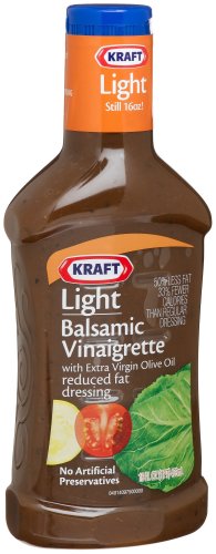 Kraft Light Balsamic Vinaigrette with Extra Virgin Olive Oil Reduced Fat Dressing,... by Kraft