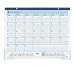 AT-A-GLANCE Recycled Two-Color Monthly Desk Pad, 22-Inch x 17-Inch, Blue, 2011/2012 (AYST24-17)
