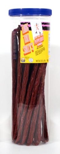 King B Jerky Stick, Long Tall Sally Pepperoni Flavor, 24-Count Canister by Dried Beef